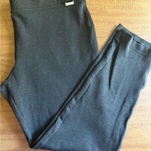 Karl Lagerfeld Paris Leggings Womens Extra Large Charcoal Gray Pull-On